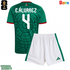 Mexico Edson Alvarez #4 Replika Babytøj Hjemmebanesæt Børn VM 2026 Kortærmet (+ Korte bukser)